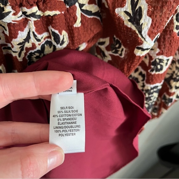 TANYA TAYLOR Edita Crinkled Puff-Sleeve Tiered Mini Dress - Picture 11 of 12